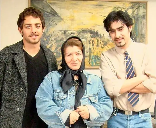 عکس قدیمی شهاب حسینی و بهرام رادان