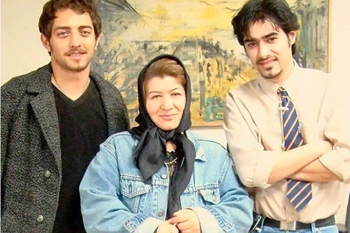 عکس قدیمی شهاب حسینی و بهرام رادان