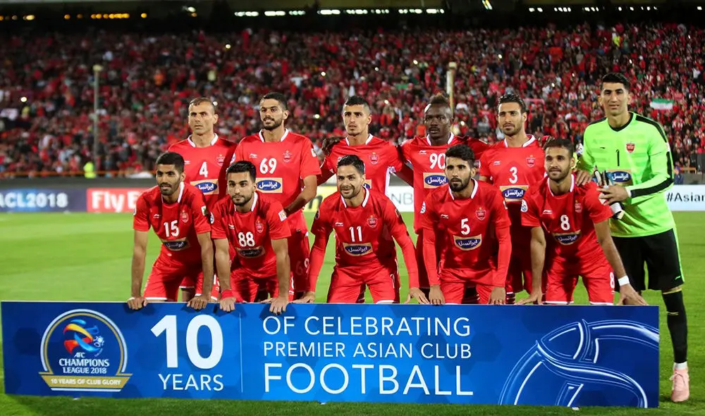 (تصاویر) فریاد شادی بازیکنان و هواداران پرسپولیس