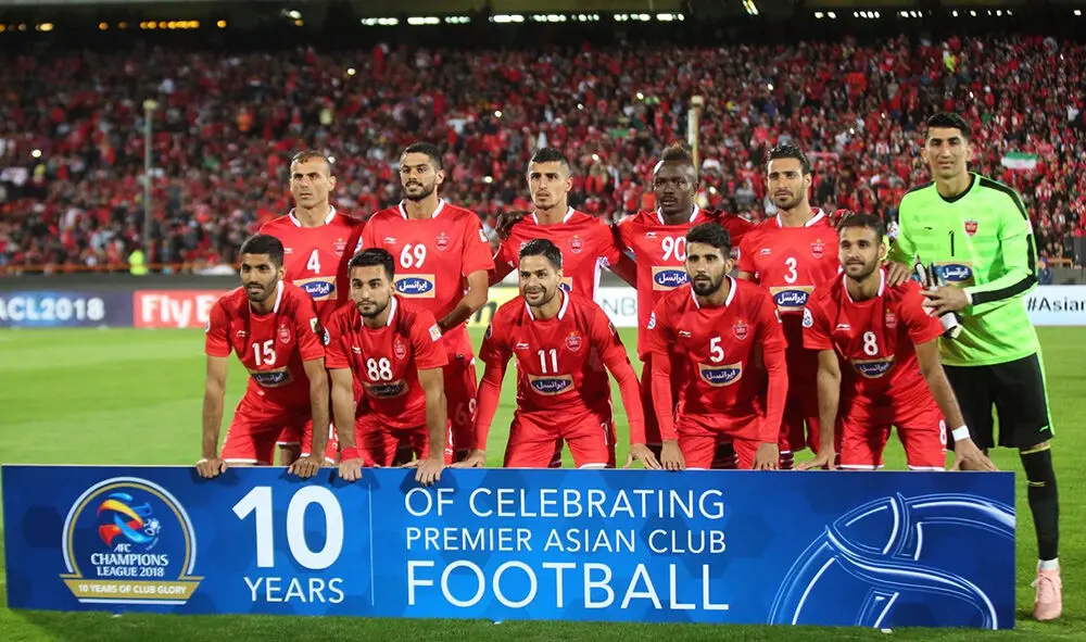 (تصاویر) فریاد شادی بازیکنان و هواداران پرسپولیس