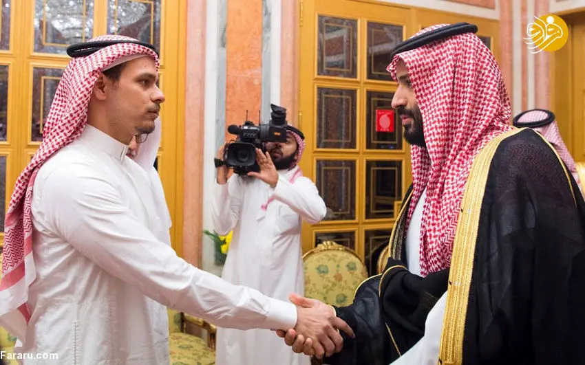 (ویدیو) در دیدار بن‌سلمان با پسران خاشقچی چه گذشت؟