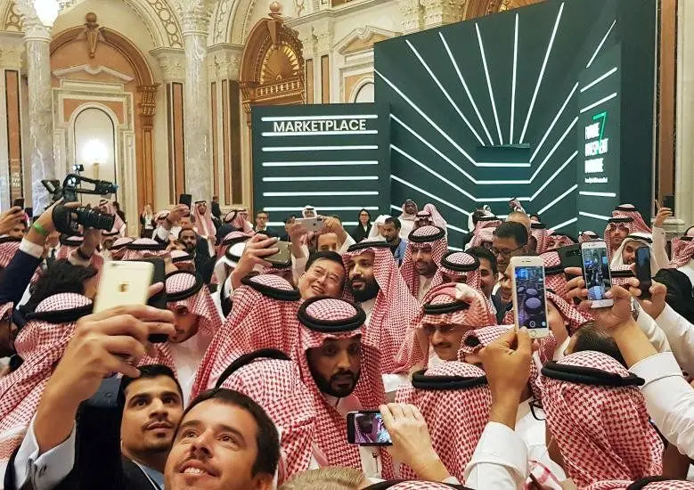 (عکس) سلفی جدید محمد بن‌سلمان
