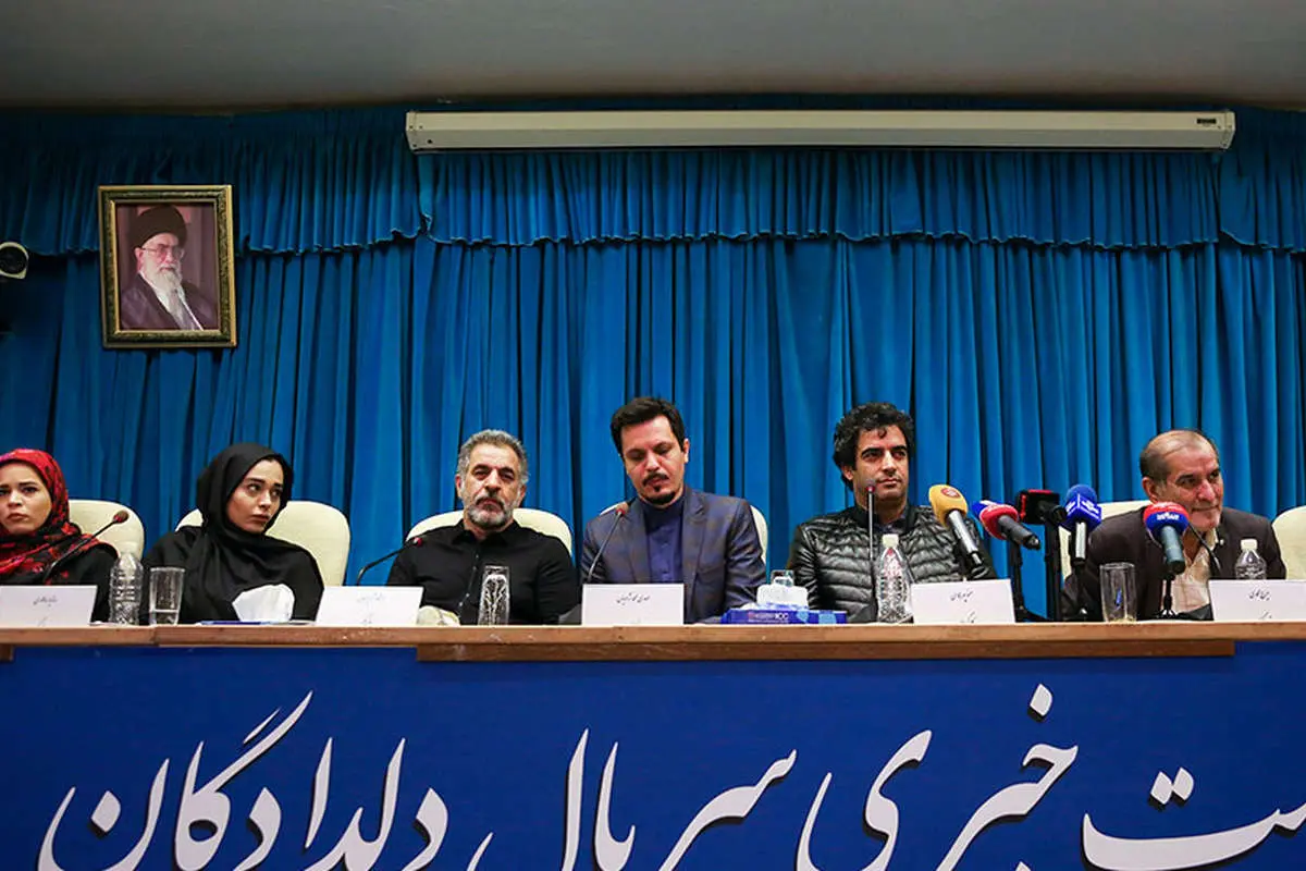 (تصاویر) حواشی نشست خبری سریال دلدادگان