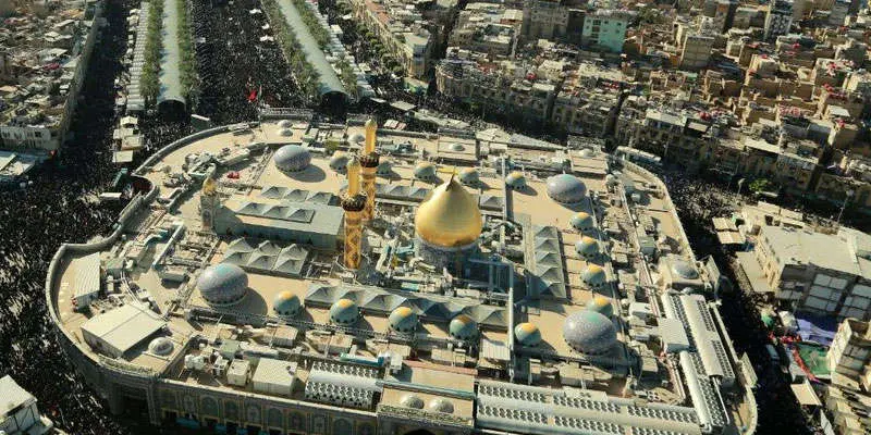 تصاویر هوایی از حال و هوای کربلا