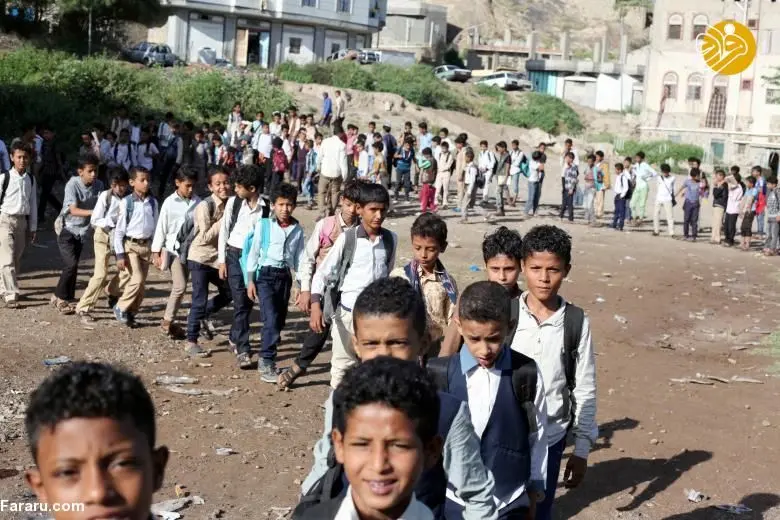 (تصاویر) خانه معلم محل تحصیل کودکان یمنی