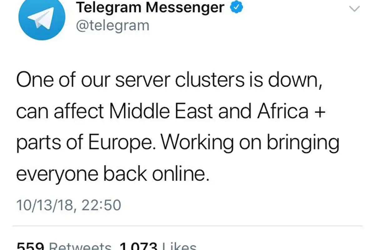 واکنش رسمی شرکت تلگرام به قطعی در برخی کشورها