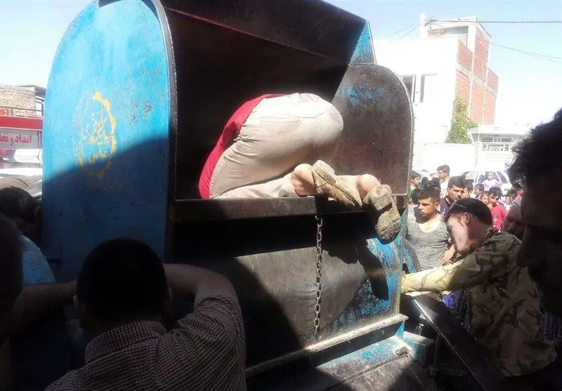 مرگ زن ۳۵ ساله در دستگاه خرمنکوب!