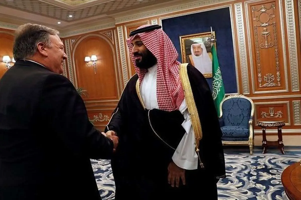 ضربالاجل پمپئو به ولیعهد عربستان