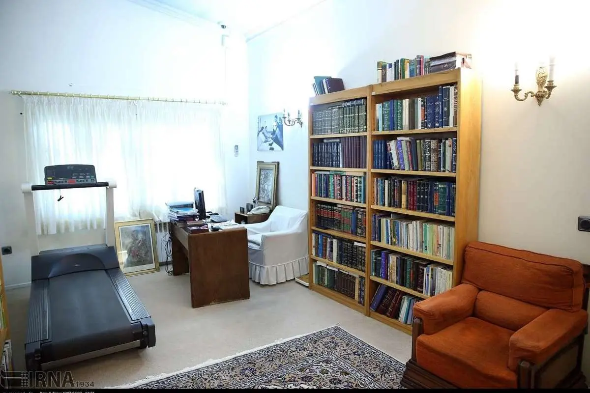 (تصویر) اتاق ورزش و مطالعه هاشمیرفسنجانی