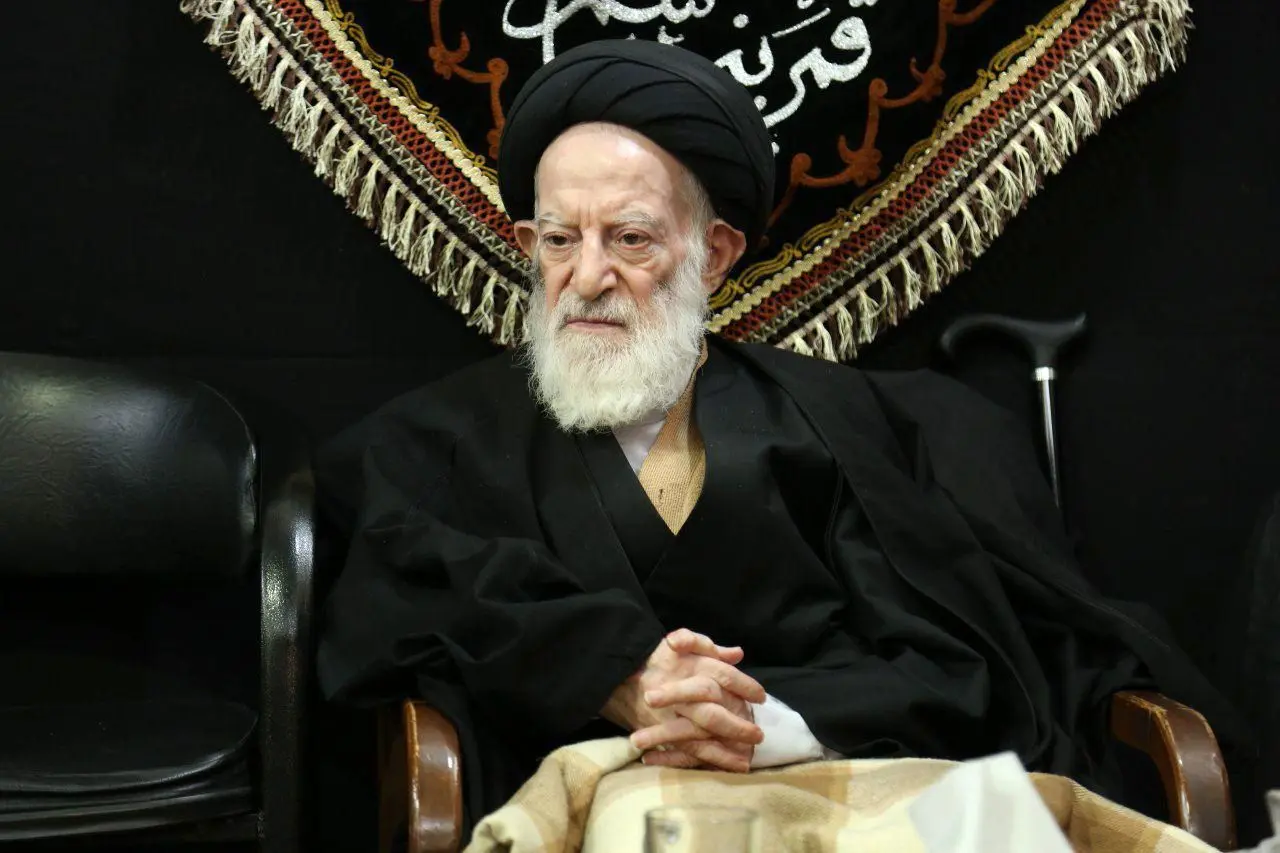 (تصاویر) عزاداری رحلت پیامبر (ص) در دفتر آیت‌الله شبیری