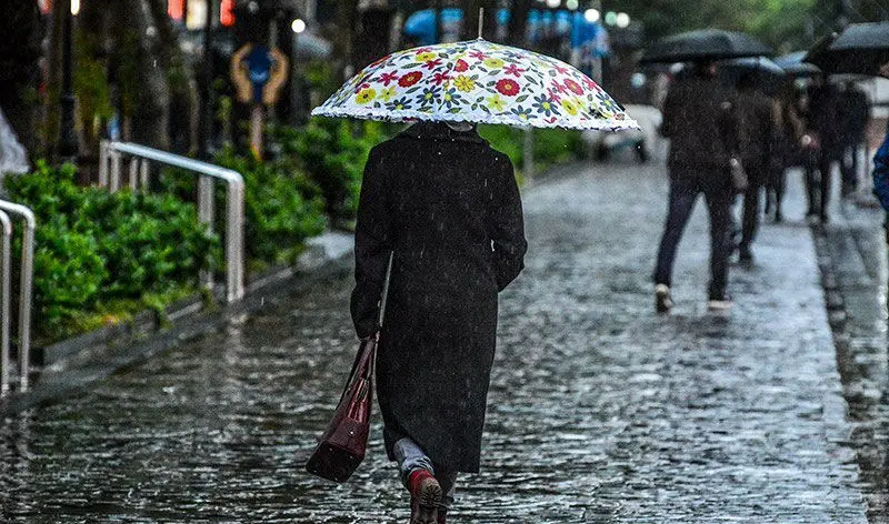 افزایش میزان بارندگی در ایران