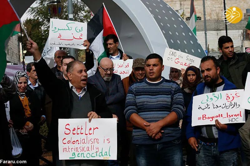 (تصاویر) اعتراض مردم فلسطین به بمباران رژیم صهیونیستی