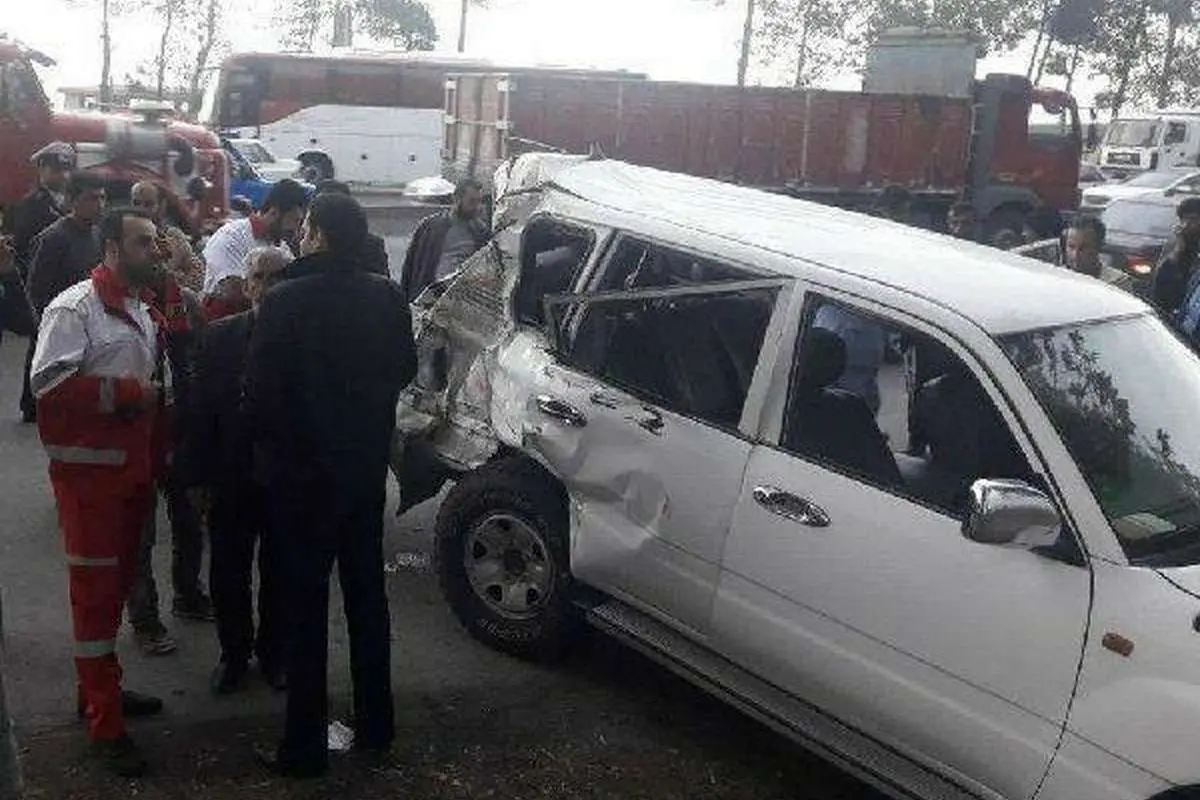 علت تصادف خودرو همراهان وزیر کار اعلام شد