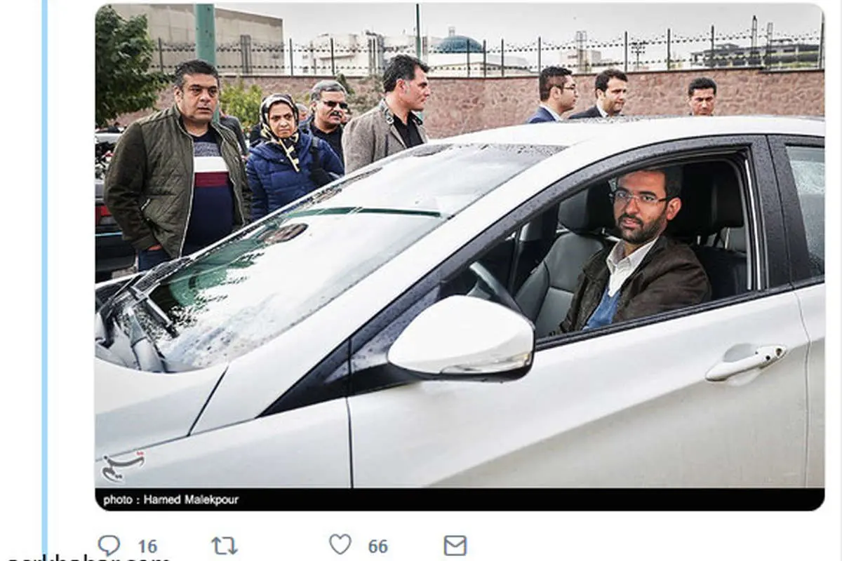 (تصویر) خودروی شخصی وزیر ارتباطات
