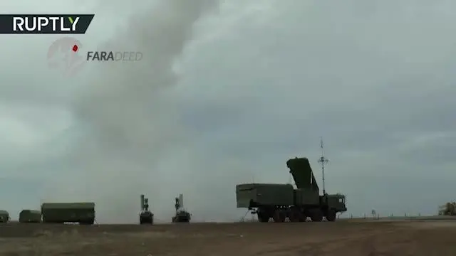 (ویدیو) آزمایش موفق سامانه ضدموشکی جدید S-400