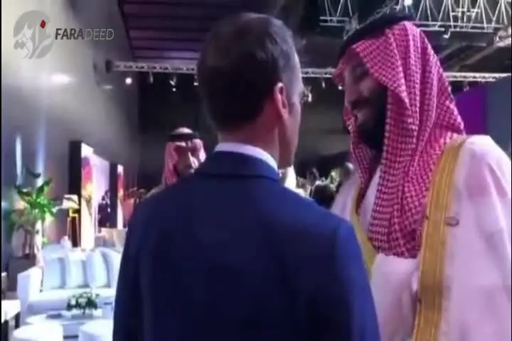 (ویدیو) هشدار صریح ماکرون به بن سلمان
