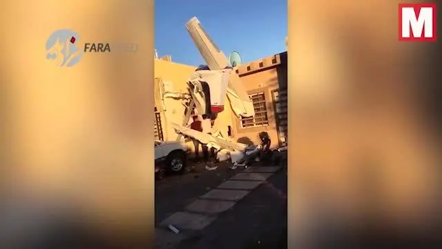 (ویدیو) لحظه سقوط وحشتناک هواپیما؛ مرگ در چند قدمی