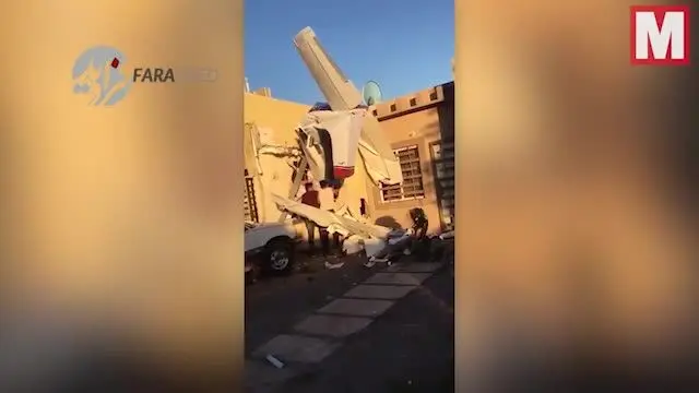 (ویدیو) لحظه سقوط وحشتناک هواپیما؛ مرگ در چند قدمی
