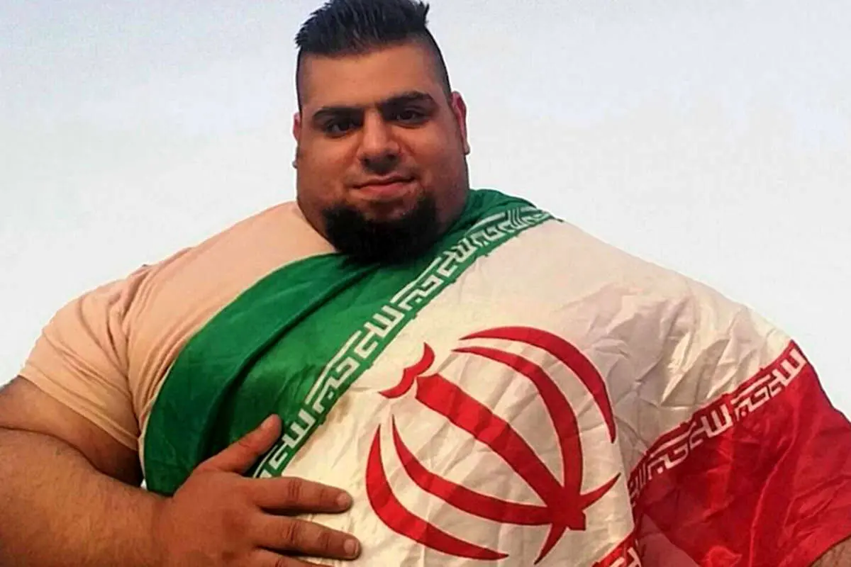 (تصویر) مبارزه هالک ایرانی با ترسناکترین مرد جهان