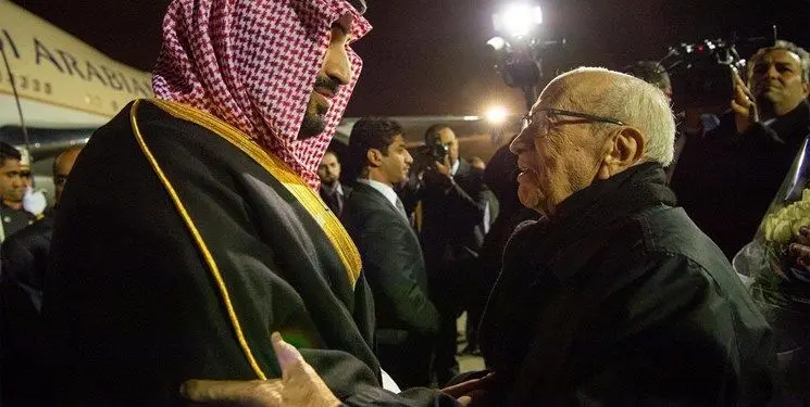 (تصاویر) محمد بن‌سلمان، وارد تونس شد