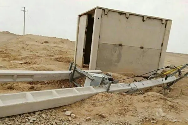 تخریب مجدد خط انتقال آب به یزد