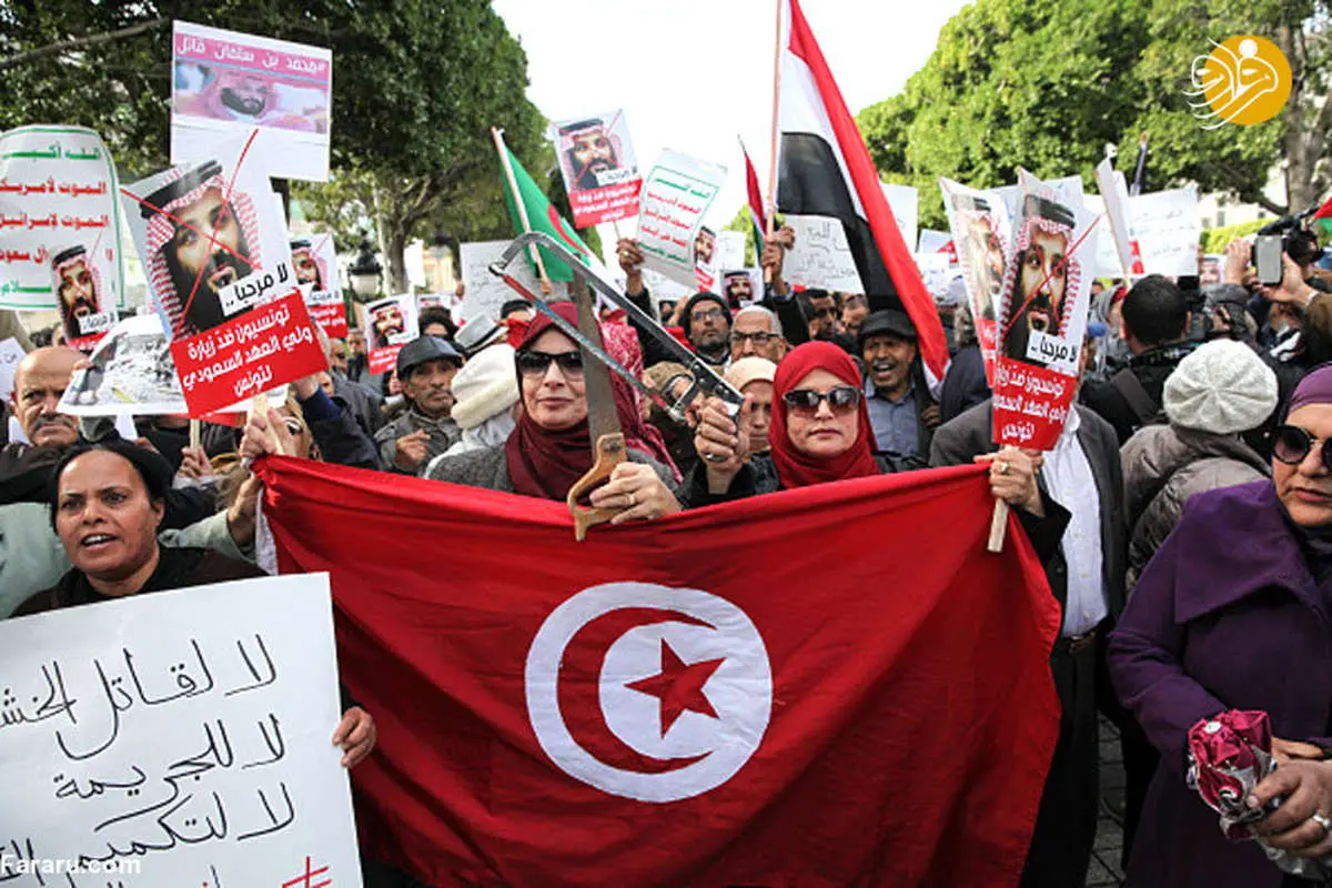 (تصاویر) استقبال از بن سلمان با اره!
