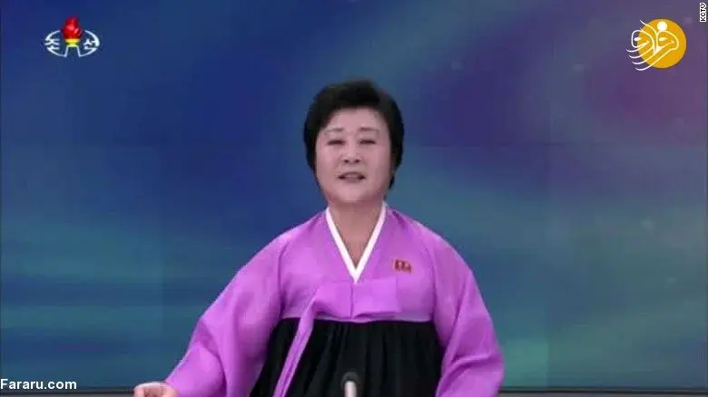 (تصاویر) پایان کار "بانوی صورتی" با تلویزیون کره‌شمالی