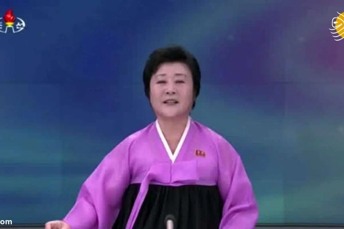 (تصاویر) پایان کار "بانوی صورتی" با تلویزیون کره‌شمالی
