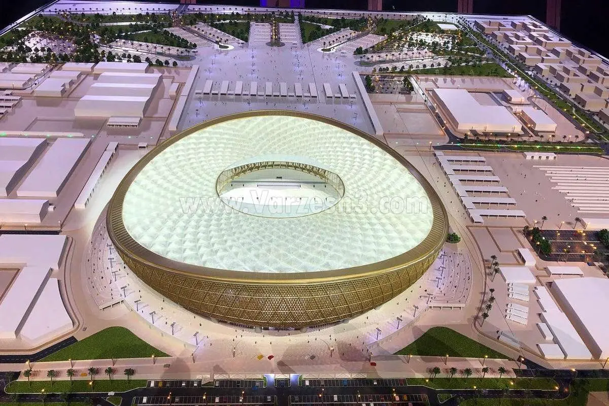 (تصاویر) رونمایی از ماکت ورزشگاه لوسیل در قطر