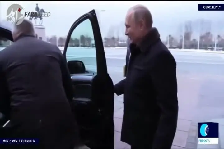 (ویدیو) پرواز با هلیکوپتر ویژه پوتین بر فراز پترزبورگ