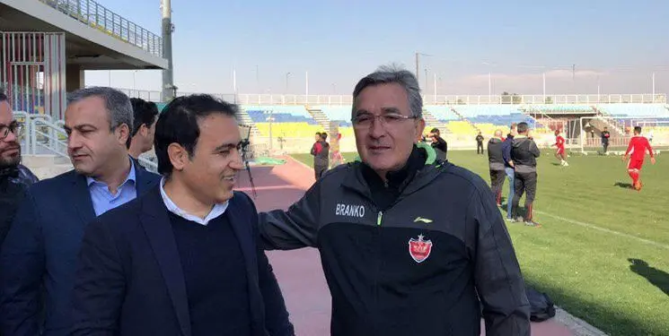 (تصویر) مهمان امروز تمرینات پرسپولیس