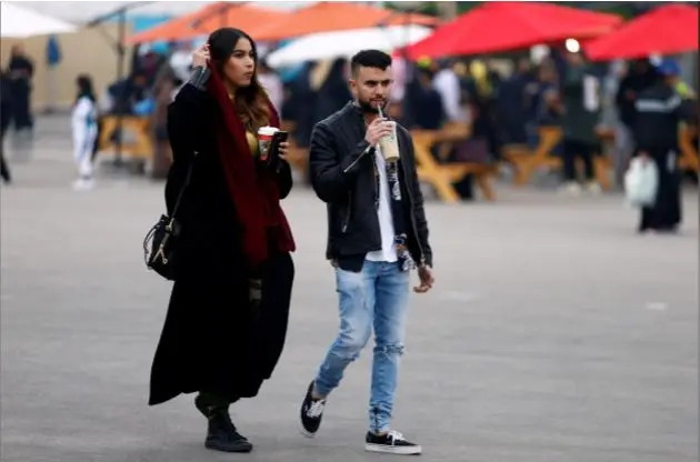 (تصاویر) یک اتفاق نادر در عربستان!