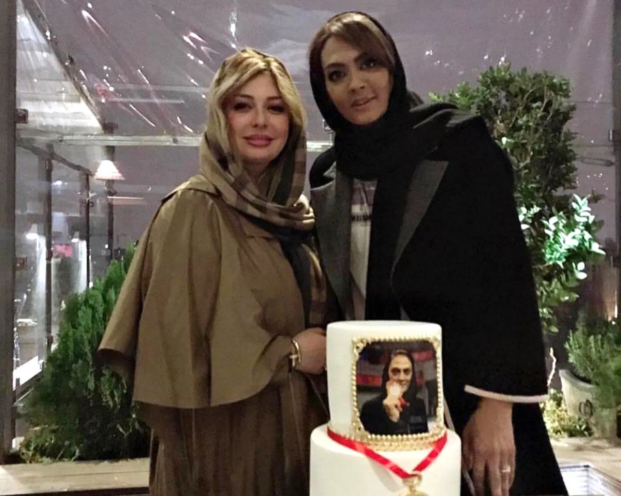 (تصویر) بازیگران در جشن قهرمانی شهربانو منصوریان