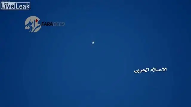 (ویدیو) شکار لحظه‌ی انفجار و سقوط جنگنده سعودی