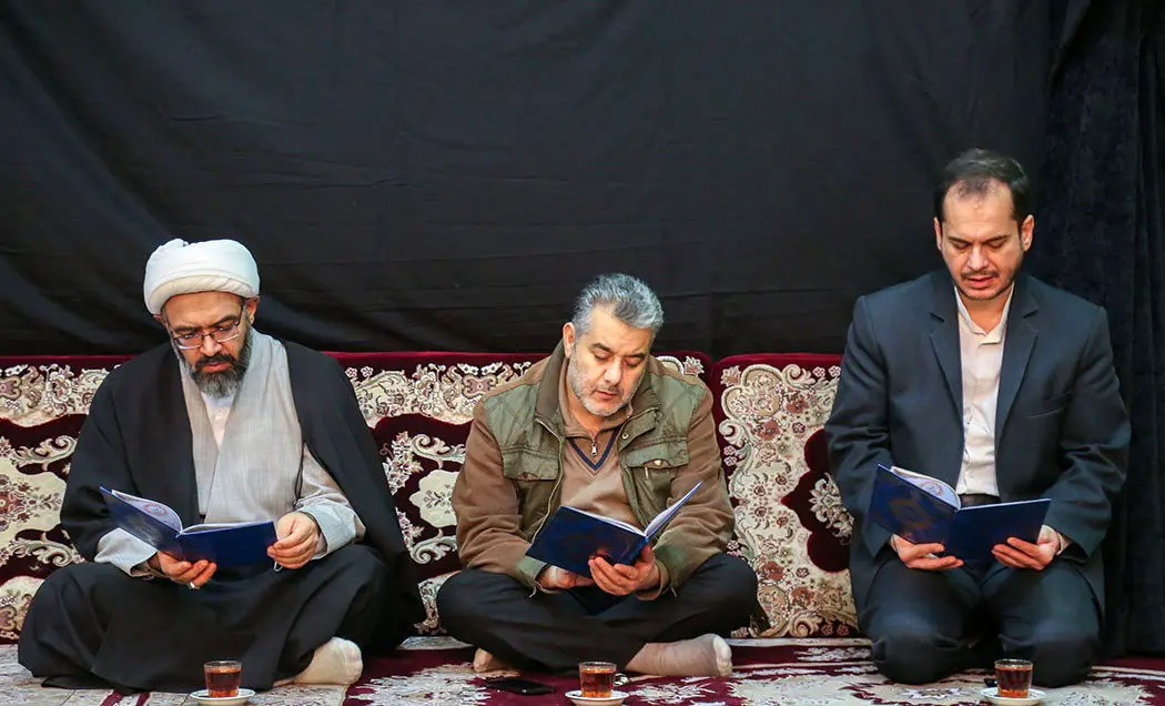 (تصاویر) حضور علما در دفتر مرحوم آیت‌الله شاهرودی