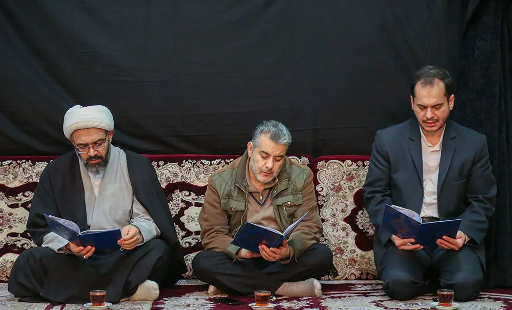 (تصاویر) حضور علما در دفتر مرحوم آیت‌الله شاهرودی
