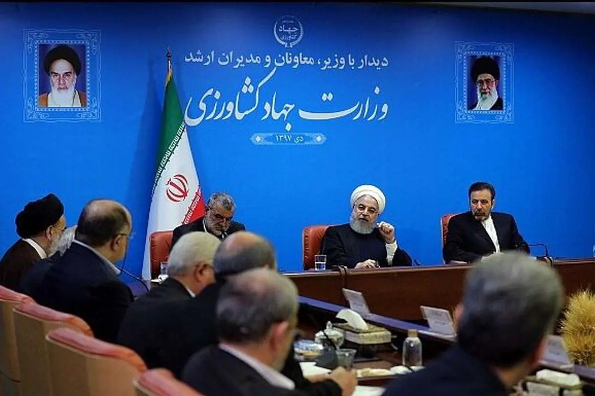 هشدار روحانی: کاهش منابع آبی در ایران خطرناک است