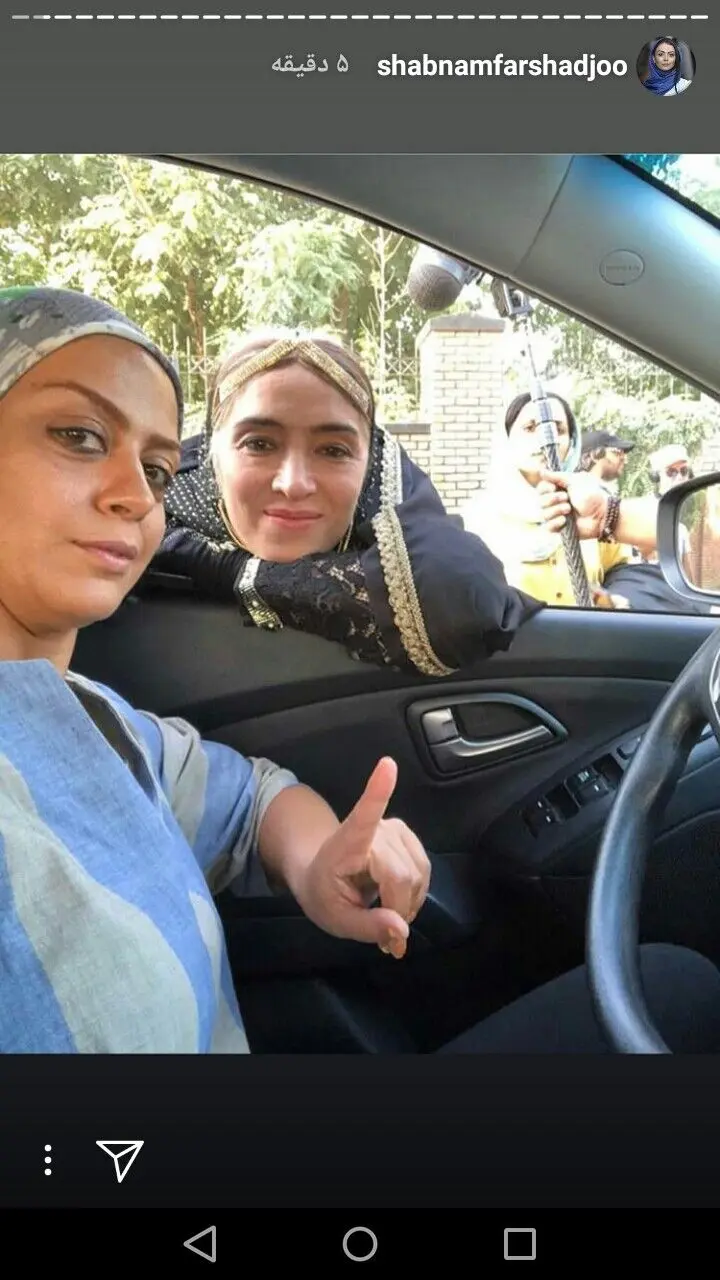 (تصاویر) تصاویر پشت‌صحنه سریال "بانوی عمارت"