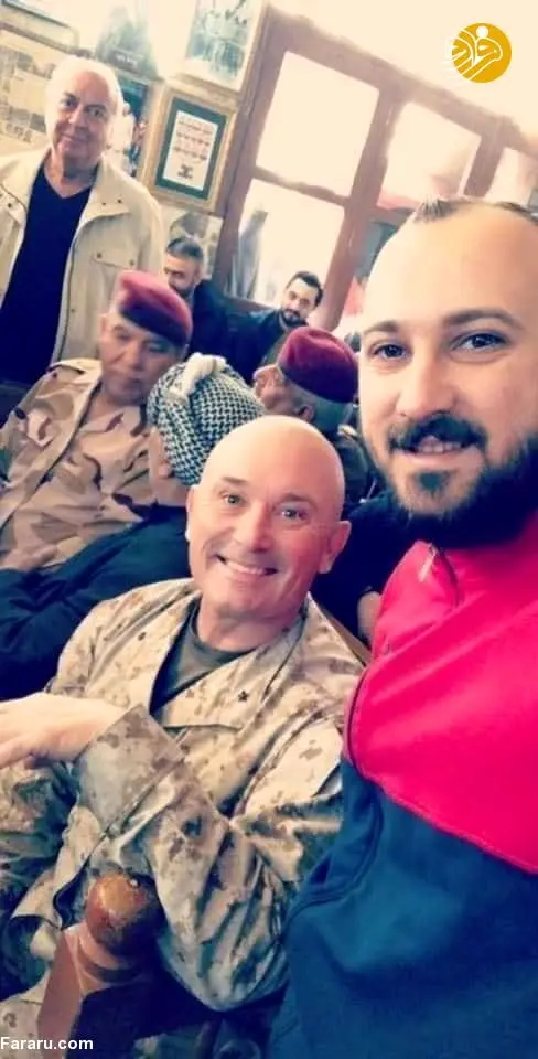 (تصاویر) گشت و گذار ژنرال آمریکایی در بغداد جنجالی شد