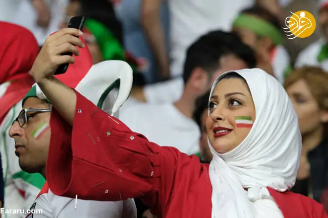 (تصاویر) تماشاگران ایرانی در دیدار مقابل عراق