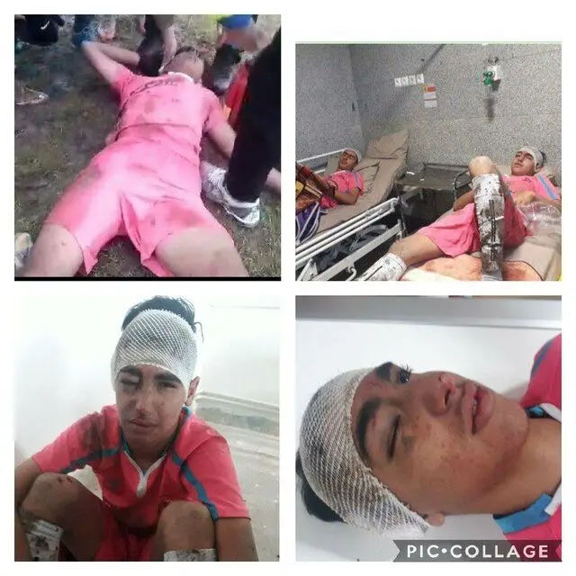 (تصویر) جنجال در لیگ برتر فوتبال نوجوانان