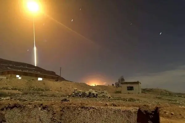 حمله گسترده هوایی اسرائیل به دمشق