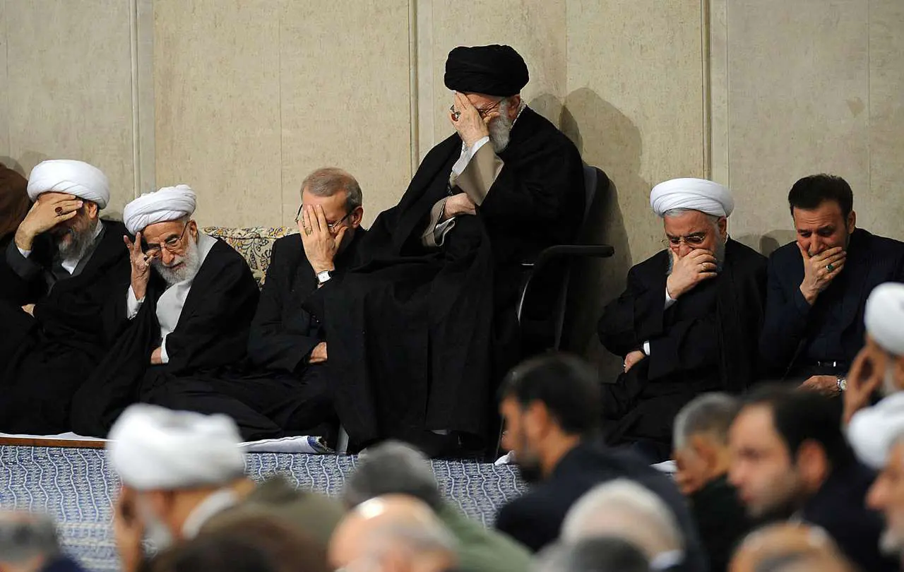 (تصاویر) بزرگداشت آیت‌الله شاهرودی در حضور رهبر انقلاب