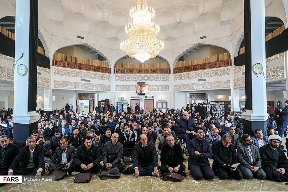 (تصاویر) مراسم یادبود جانباختگان حادثه دانشگاه آزاد