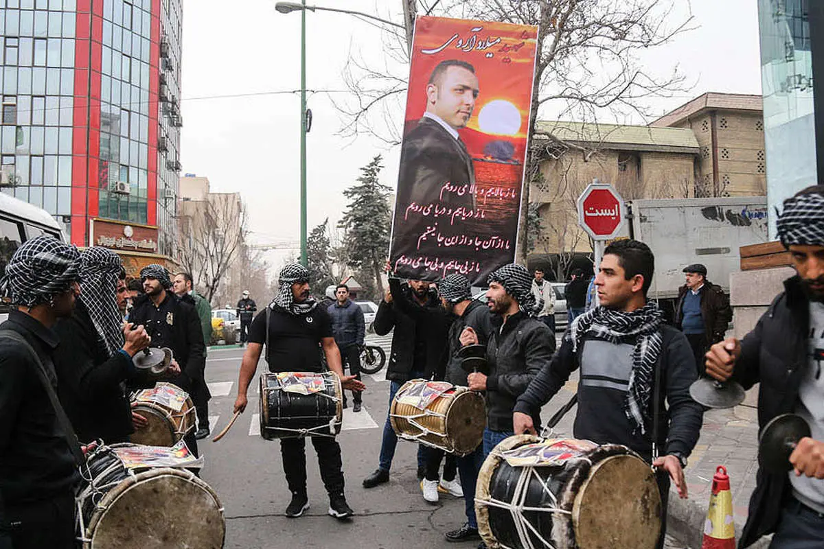 (تصاویر) عزاداری خانوادهها در مراسم سالگرد شهدای سانچی