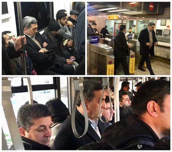 (تصویر) حناچی با مترو و BRT به بهشت رفت