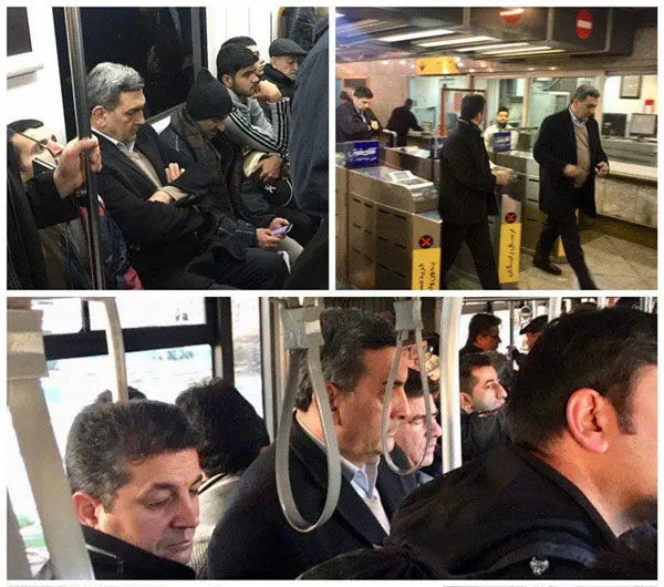 (تصویر) حناچی با مترو و BRT به بهشت رفت