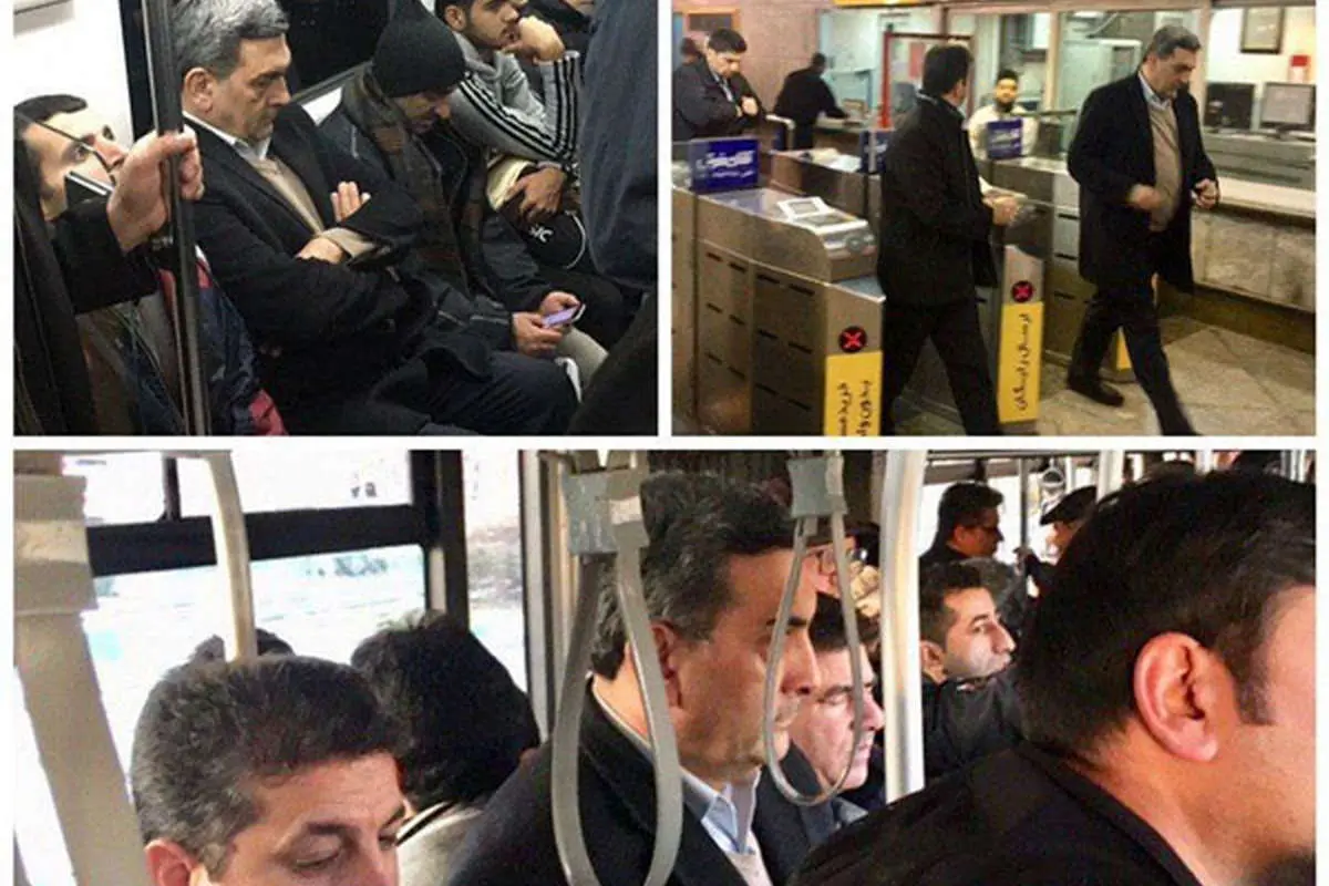 (تصویر) حناچی با مترو و BRT به بهشت رفت
