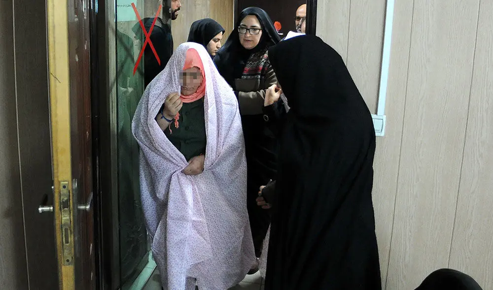(تصاویر) آزادی ۴ زن محکوم به اعدام از زندان شهرری