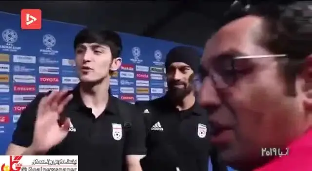 (ویدیو) وقتی سردار و رضاییان خبرنگار خارجی را سرکار می‌گذارند!